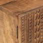 vidaXL Mobile Porta TV 110x30x40 cm in Legno Massello di Mango e Ferro vidaXL Mobile Porta TV 110x30x40 cm in Legno Massello di Mango e Ferro