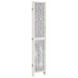 vidaXL Divisorio Ambienti 5Pannelli Bianco Legno Massello di Paulownia vidaXL Divisorio Ambienti 5Pannelli Bianco Legno Massello di Paulownia