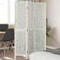 vidaXL Divisorio Ambienti 3Pannelli Bianco Legno Massello di Paulownia vidaXL Divisorio Ambienti 3Pannelli Bianco Legno Massello di Paulownia