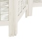 vidaXL Divisorio Ambienti 3Pannelli Bianco Legno Massello di Paulownia vidaXL Divisorio Ambienti 3Pannelli Bianco Legno Massello di Paulownia