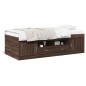 vidaXL Divano Letto con Cassetti senza Materasso 100x200 cm