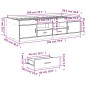 vidaXL Divano Letto con Cassetti senza Materasso 100x200 cm