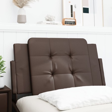 vidaXL Cuscino Testiera Marrone 80 cm in Similpelle
