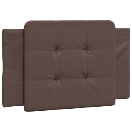 vidaXL Cuscino Testiera Marrone 90 cm in Similpelle
