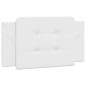 vidaXL Cuscino Testiera Bianco 100 cm in Similpelle vidaXL Cuscino Testiera Bianco 100 cm in Similpelle