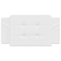 vidaXL Cuscino Testiera Bianco 100 cm in Similpelle vidaXL Cuscino Testiera Bianco 100 cm in Similpelle