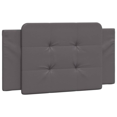 vidaXL Cuscino Testiera Grigio 100 cm in Similpelle