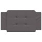 vidaXL Cuscino Testiera Grigio 100 cm in Similpelle vidaXL Cuscino Testiera Grigio 100 cm in Similpelle