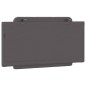 vidaXL Cuscino Testiera Grigio 100 cm in Similpelle vidaXL Cuscino Testiera Grigio 100 cm in Similpelle