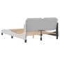 vidaXL Giroletto con LED senza Materasso Bianco 120x200 cm vidaXL Giroletto con LED senza Materasso Bianco 120x200 cm