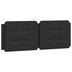 vidaXL Cuscino Testiera Nero 120 cm in Similpelle