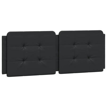 vidaXL Cuscino Testiera Nero 120 cm in Similpelle