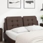 vidaXL Cuscino Testiera Marrone 120 cm in Similpelle vidaXL Cuscino Testiera Marrone 120 cm in Similpelle