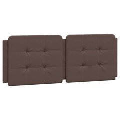 vidaXL Cuscino Testiera Marrone 120 cm in Similpelle