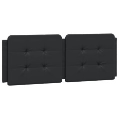 vidaXL Cuscino Testiera Nero 140 cm in Similpelle
