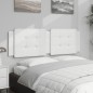 vidaXL Cuscino Testiera Bianco 160 cm in Similpelle vidaXL Cuscino Testiera Bianco 160 cm in Similpelle