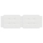 vidaXL Cuscino Testiera Bianco 160 cm in Similpelle vidaXL Cuscino Testiera Bianco 160 cm in Similpelle