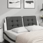 vidaXL Cuscino Testiera Nero e Bianco 140 cm in Similpelle vidaXL Cuscino Testiera Nero e Bianco 140 cm in Similpelle