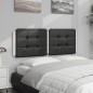 vidaXL Cuscino Testiera Nero e Bianco 140 cm in Similpelle vidaXL Cuscino Testiera Nero e Bianco 140 cm in Similpelle