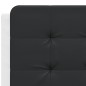 vidaXL Cuscino Testiera Nero e Bianco 140 cm in Similpelle vidaXL Cuscino Testiera Nero e Bianco 140 cm in Similpelle