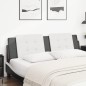 vidaXL Cuscino Testiera Bianco e Nero 180 cm in Similpelle