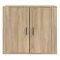Credenza Rovere Sonoma 80x33x70 cm in Legno Multistrato Credenza Rovere Sonoma 80x33x70 cm in Legno Multistrato