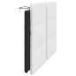 vidaXL Cuscino Testiera Bianco e Nero 160 cm in Similpelle