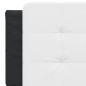 vidaXL Cuscino Testiera Bianco e Nero 160 cm in Similpelle