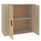 Credenza Rovere Sonoma 80x33x70 cm in Legno Multistrato Credenza Rovere Sonoma 80x33x70 cm in Legno Multistrato