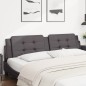 vidaXL Cuscino Testiera Grigio 200 cm in Similpelle vidaXL Cuscino Testiera Grigio 200 cm in Similpelle