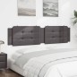 vidaXL Cuscino Testiera Grigio 200 cm in Similpelle vidaXL Cuscino Testiera Grigio 200 cm in Similpelle