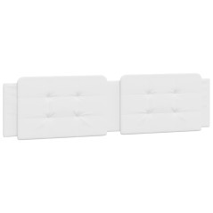vidaXL Cuscino Testiera Bianco 200 cm in Similpelle