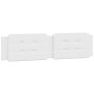 vidaXL Cuscino Testiera Bianco 200 cm in Similpelle