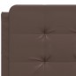 vidaXL Giroletto con Luci LED Marrone 140x200 cm in Similpelle vidaXL Giroletto con Luci LED Marrone 140x200 cm in Similpelle