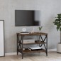 Mobile Porta TV Rovere Fumo 60x40x50 cm in Legno Multistrato Mobile Porta TV Rovere Fumo 60x40x50 cm in Legno Multistrato
