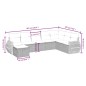 vidaXL Set Divani da Giardino con Cuscini 8 pz Nero in Polyrattan vidaXL Set Divani da Giardino con Cuscini 8 pz Nero in Polyrattan