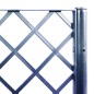 vidaXL Fioriera Giardino con Traliccio Grigio Blu 80x40x142 cm PP vidaXL Fioriera Giardino con Traliccio Grigio Blu 80x40x142 cm PP