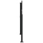 vidaXL Tenda da Sole Laterale Retrattile Nera 120x600 cm vidaXL Tenda da Sole Laterale Retrattile Nera 120x600 cm