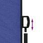 vidaXL Tenda da Sole Laterale Retrattile Blu 120x600 cm vidaXL Tenda da Sole Laterale Retrattile Blu 120x600 cm