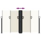 vidaXL Tenda da Sole Laterale Retrattile Crema 140x600 cm vidaXL Tenda da Sole Laterale Retrattile Crema 140x600 cm