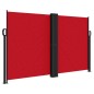 vidaXL Tenda da Sole Laterale Retrattile Rossa 140x600 cm vidaXL Tenda da Sole Laterale Retrattile Rossa 140x600 cm