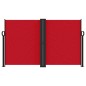 vidaXL Tenda da Sole Laterale Retrattile Rossa 140x600 cm vidaXL Tenda da Sole Laterale Retrattile Rossa 140x600 cm