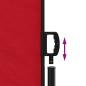 vidaXL Tenda da Sole Laterale Retrattile Rossa 140x600 cm vidaXL Tenda da Sole Laterale Retrattile Rossa 140x600 cm
