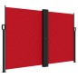 vidaXL Tenda da Sole Laterale Retrattile Rossa 160x600 cm vidaXL Tenda da Sole Laterale Retrattile Rossa 160x600 cm