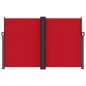 vidaXL Tenda da Sole Laterale Retrattile Rossa 160x600 cm vidaXL Tenda da Sole Laterale Retrattile Rossa 160x600 cm