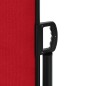 vidaXL Tenda da Sole Laterale Retrattile Rossa 160x600 cm vidaXL Tenda da Sole Laterale Retrattile Rossa 160x600 cm