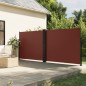 vidaXL Tenda da Sole Laterale Retrattile Marrone 180x600 cm vidaXL Tenda da Sole Laterale Retrattile Marrone 180x600 cm