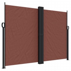 vidaXL Tenda da Sole Laterale Retrattile Marrone 180x600 cm