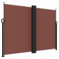 vidaXL Tenda da Sole Laterale Retrattile Marrone 180x600 cm vidaXL Tenda da Sole Laterale Retrattile Marrone 180x600 cm