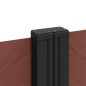 vidaXL Tenda da Sole Laterale Retrattile Marrone 200x600 cm vidaXL Tenda da Sole Laterale Retrattile Marrone 200x600 cm